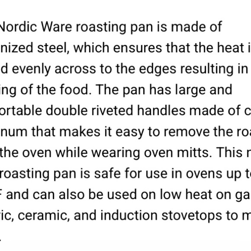Nordic Ware Extra Large Copper Roaster With Rack - Picture 8 of 9
